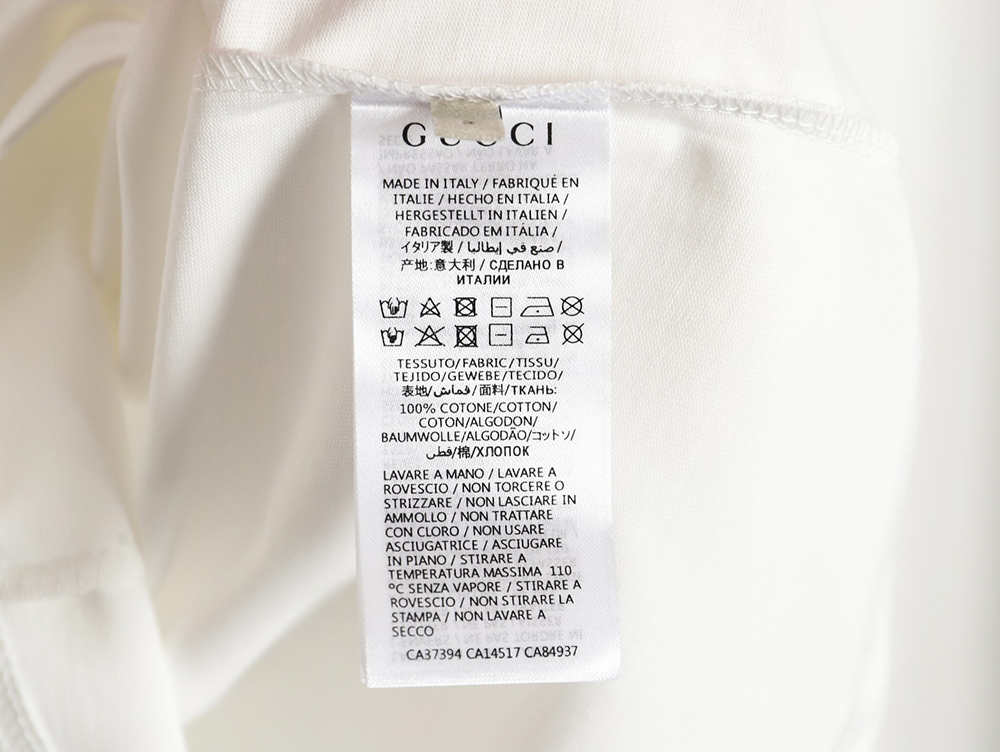 Gucci classic letter logo round neck short sleeves