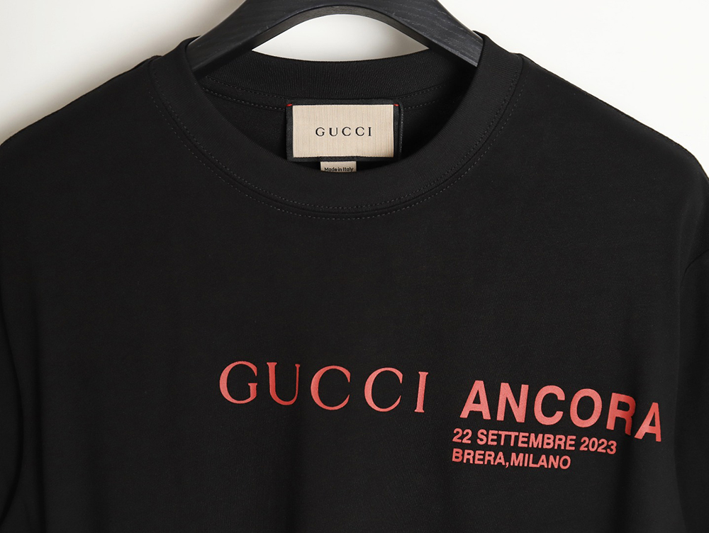 Gucci classic letter logo round neck short sleeves TSK1