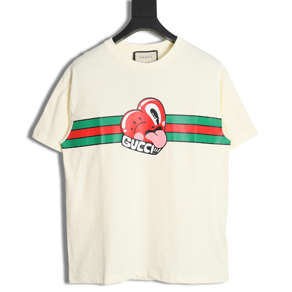 Gucci Capsule Collection Love Print Short Sleeves