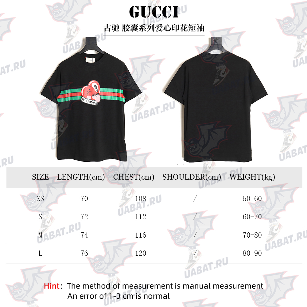 Gucci Capsule Collection Love Print Short Sleeves TSK1