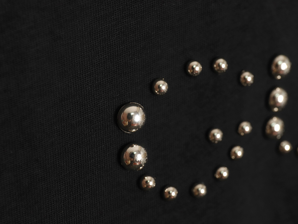 GUCCI early spring new rivet logo round neck t-shirt TSK1