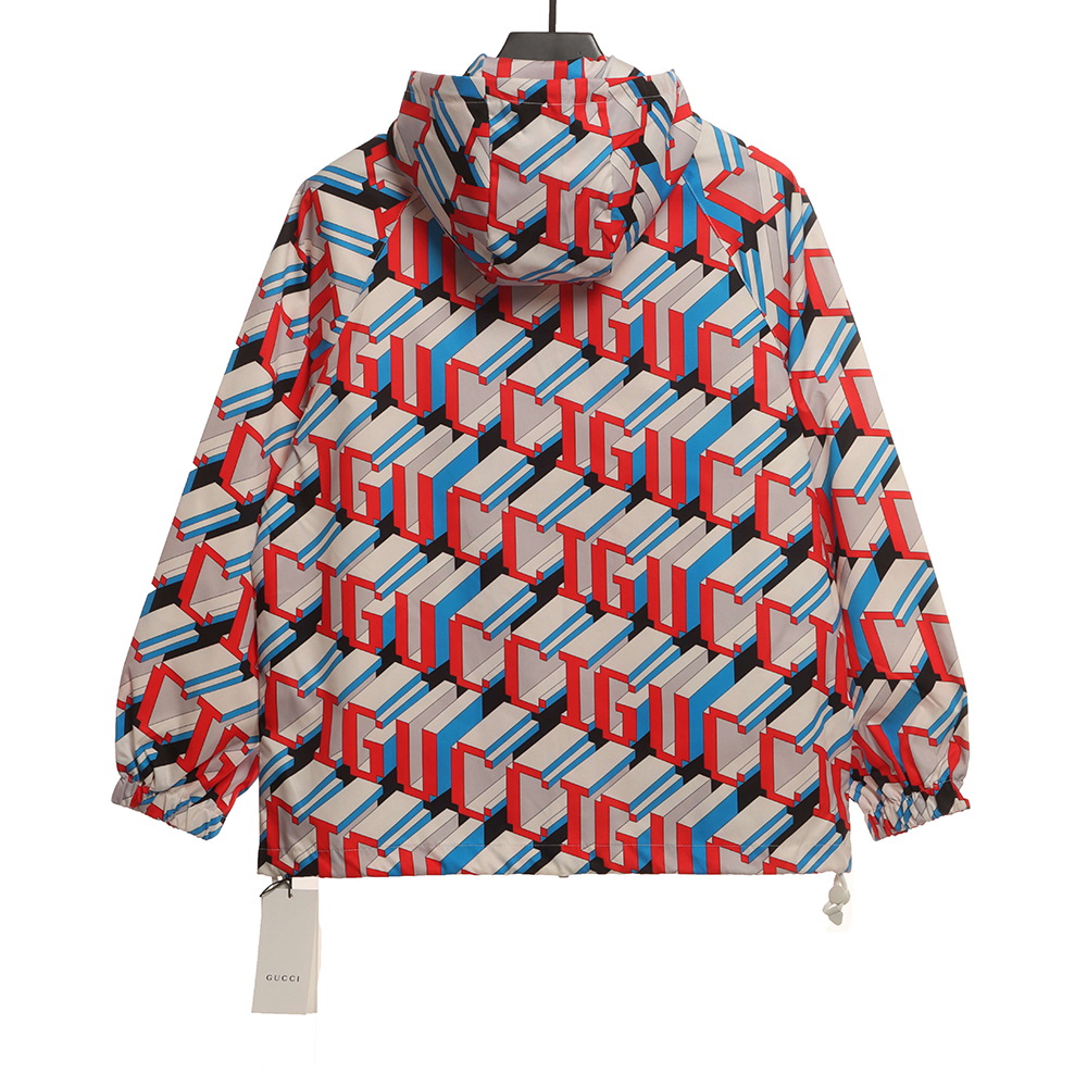 Gucci 3D letter print jacket