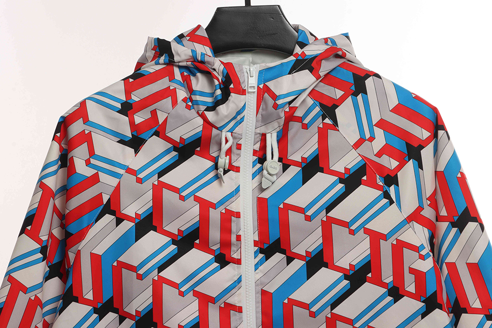 Gucci 3D letter print jacket