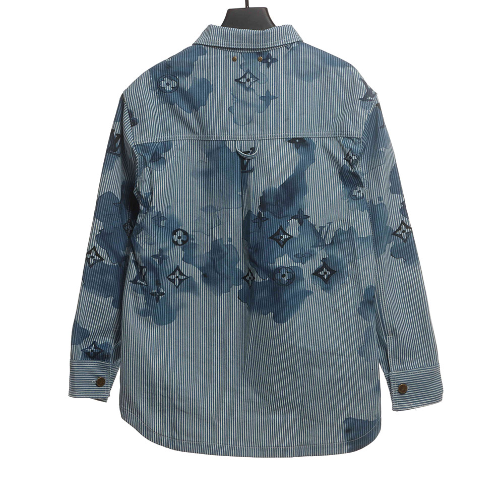 LV ink presbyopic denim jacket