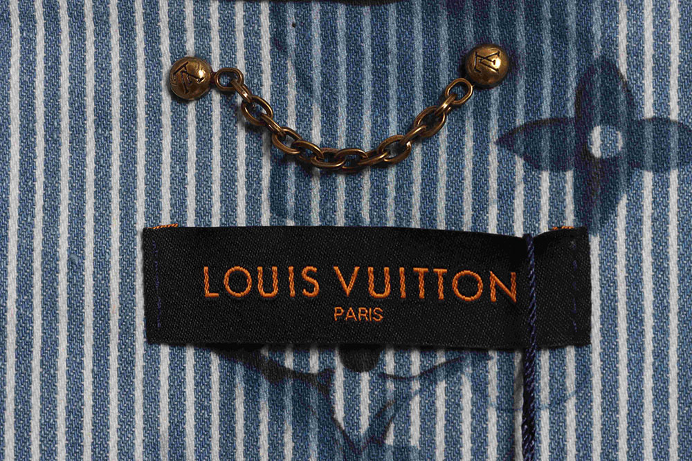 LV ink presbyopic denim jacket