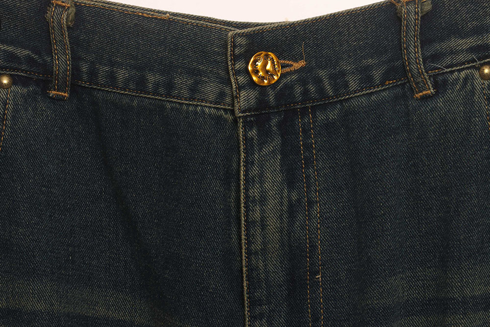LV embossed jeans