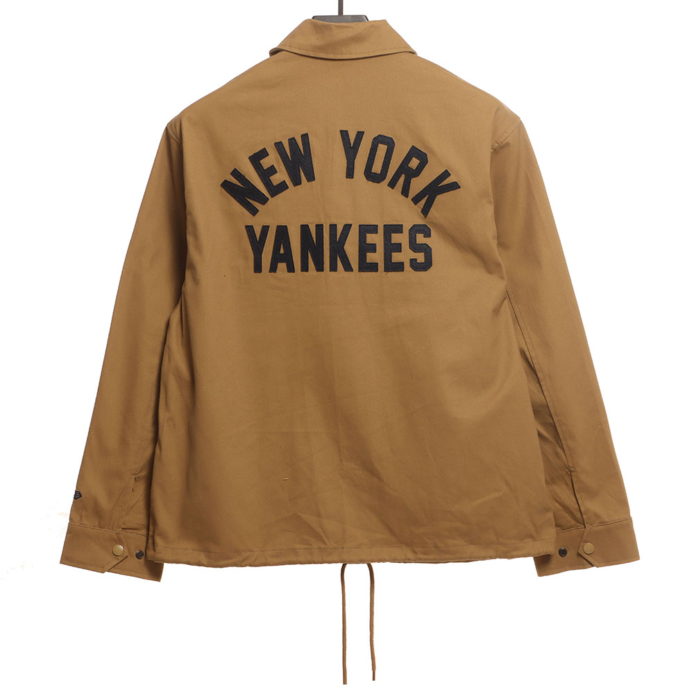 MLB co-branded front and rear embroidered jacket