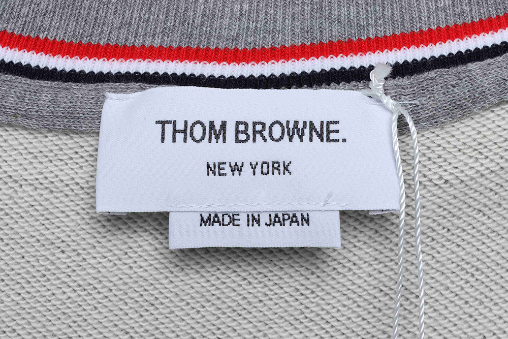 Thom Browne classic crew neck sweatshirt