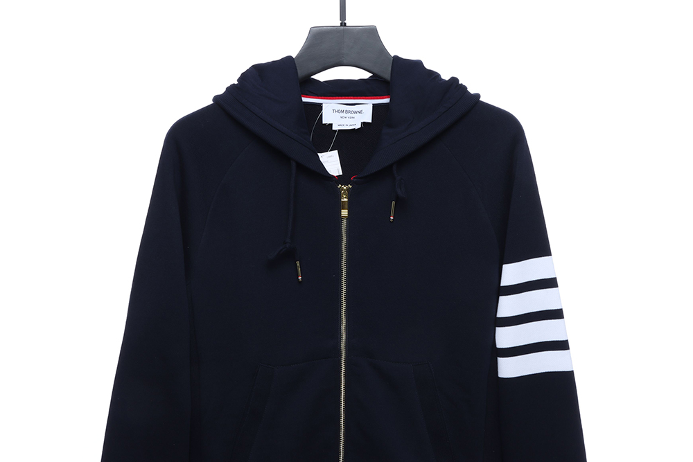 Thom Browne classic zip hoodie