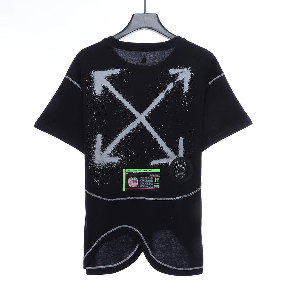 Nike & Off White joint irregular short sleeves