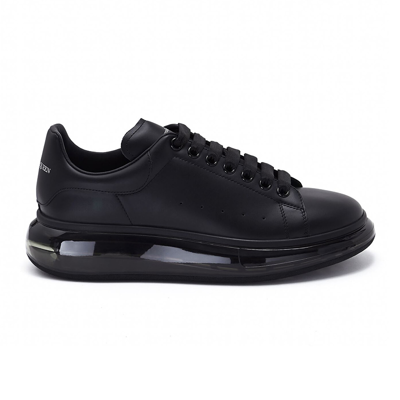 Alexander McQueen Oversized Transparent Sole Sneaker in Black