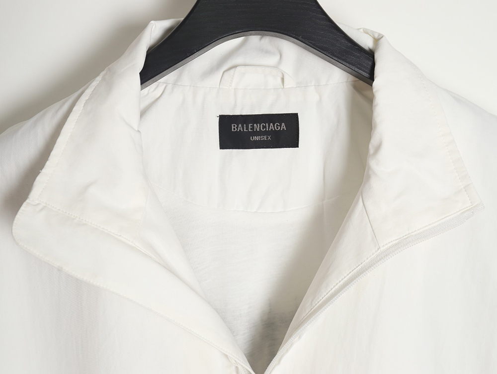 Balenciaga 24SS back letter embroidered stand collar jacket
