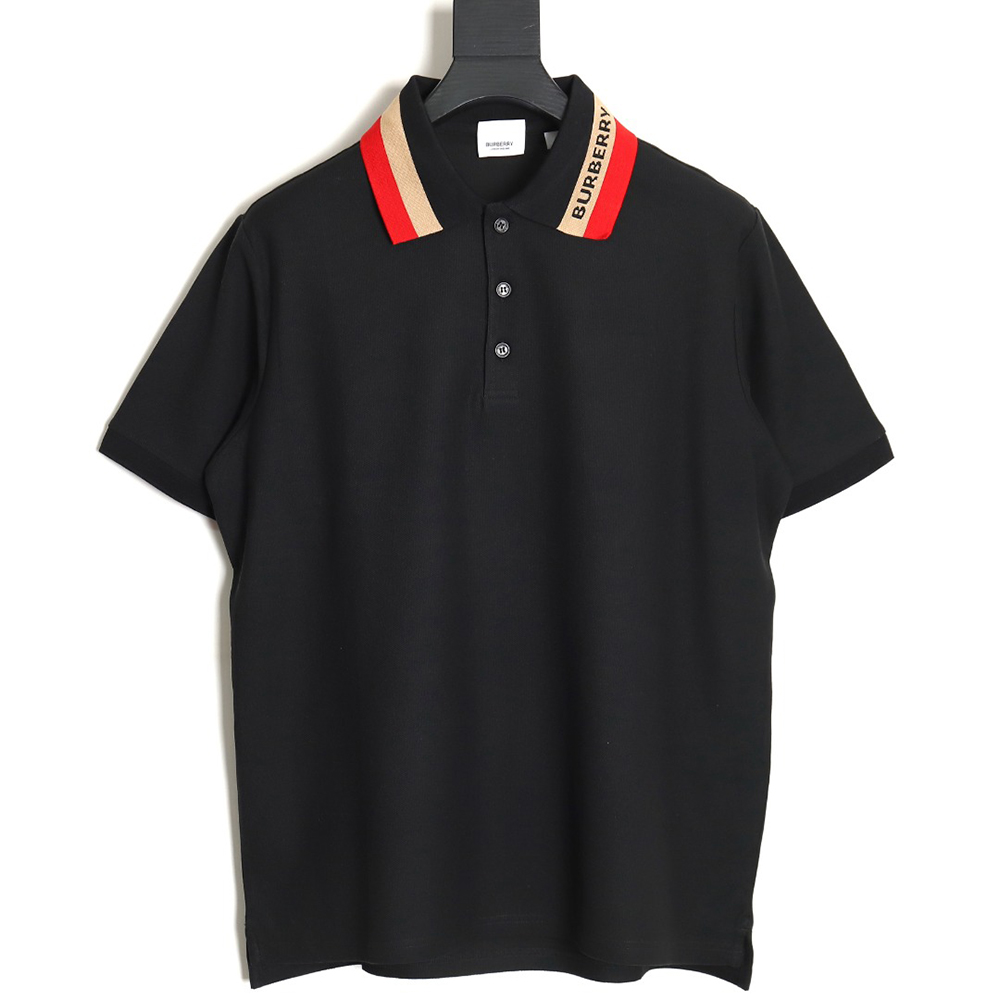 Burberry 21SS Classic Neck Embroidered Short Sleeve Polo Shirt TSK2