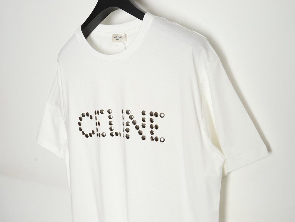 Celine studded letter T-shirt