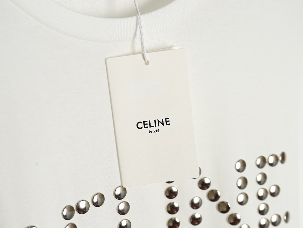 Celine studded letter T-shirt