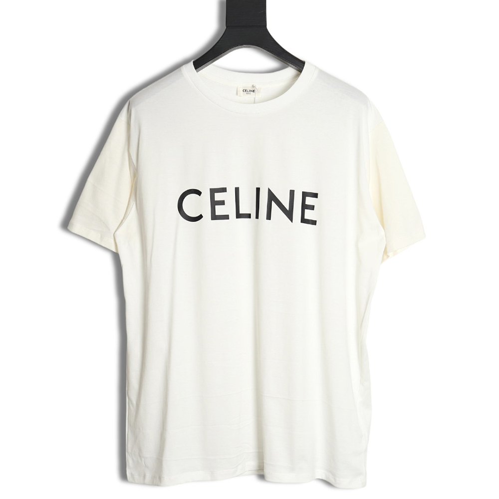 Celine basic logo printed T-shirt TSK1