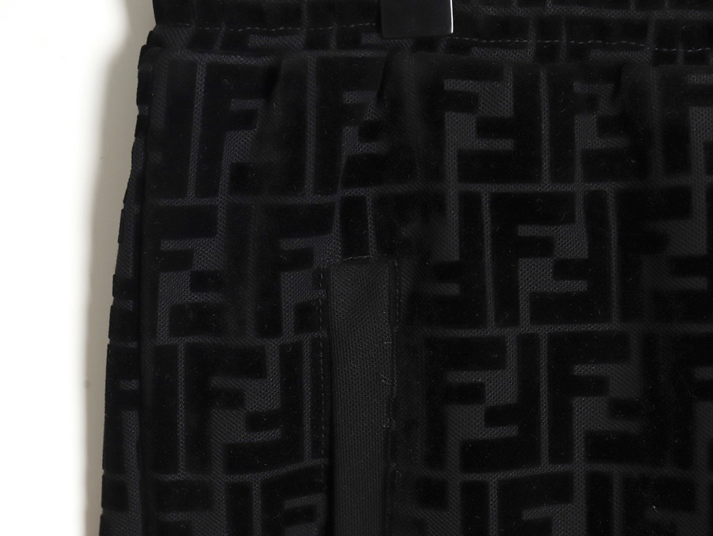 Fendi 22ss FF all-over printed flocked shorts