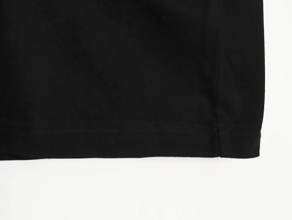 Fendi double F colorful painted line printed short sleeves