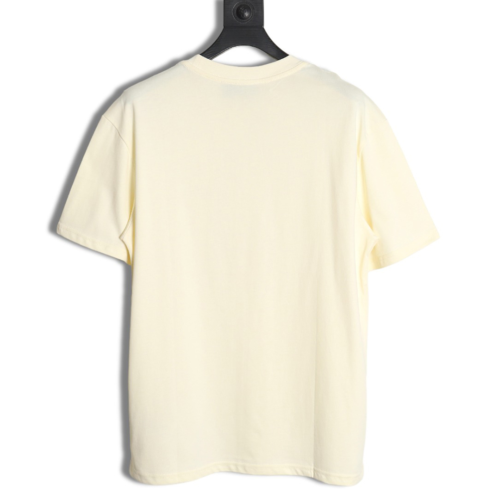 Gucci 24ss rainbow letter print short sleeves