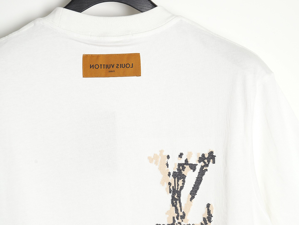Louis Vuitton cross-stitch monogram short-sleeve