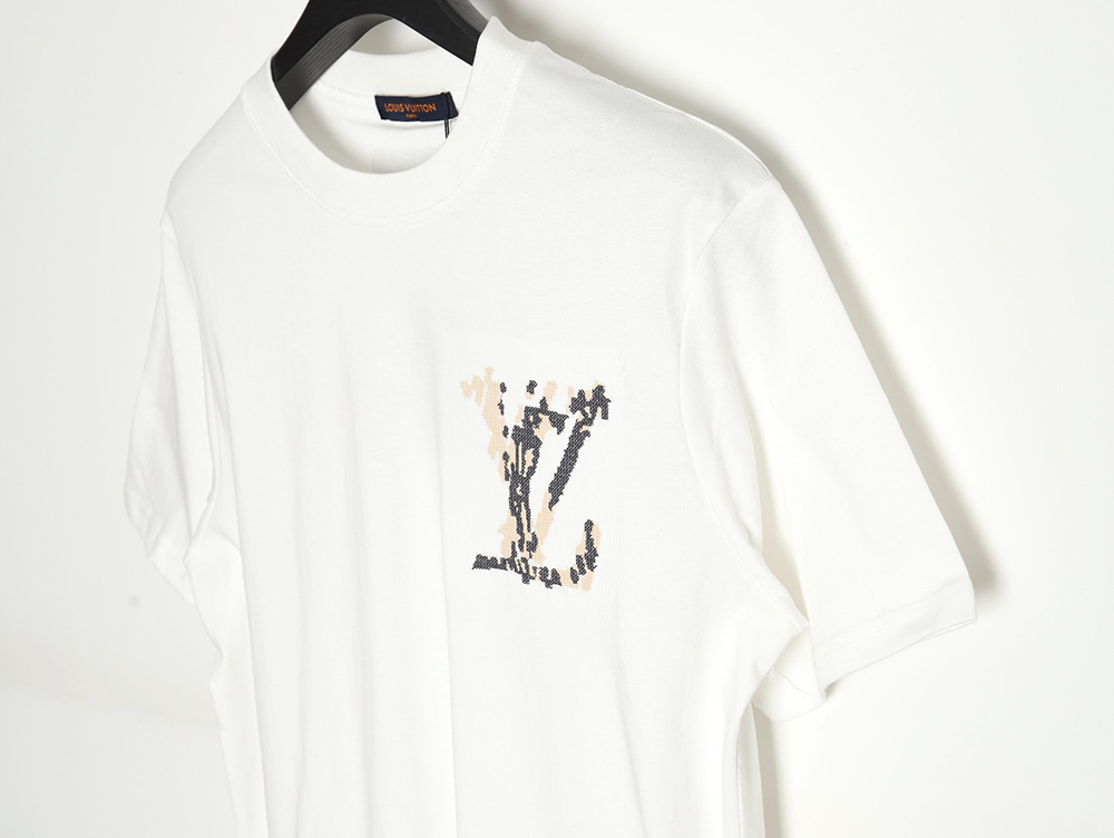 Louis Vuitton cross-stitch monogram short-sleeve