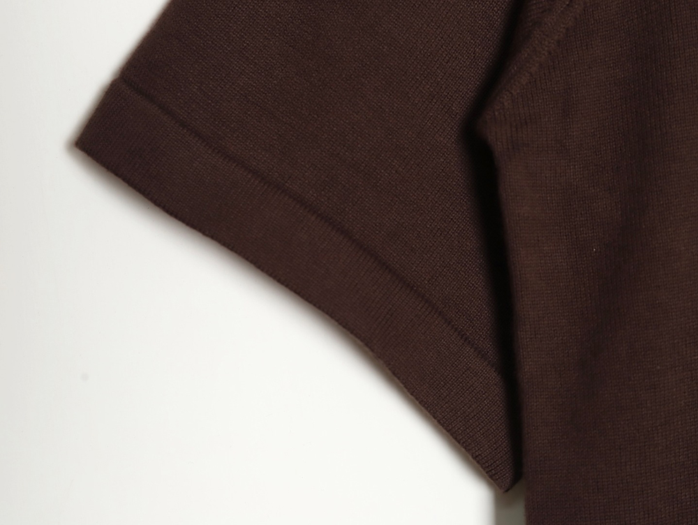 Louis Vuitton 24SS box jacquard knitted T-shirt