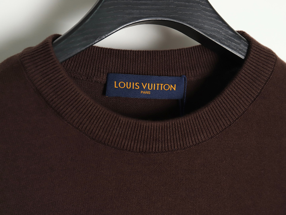 Louis Vuitton 24SS box jacquard knitted T-shirt