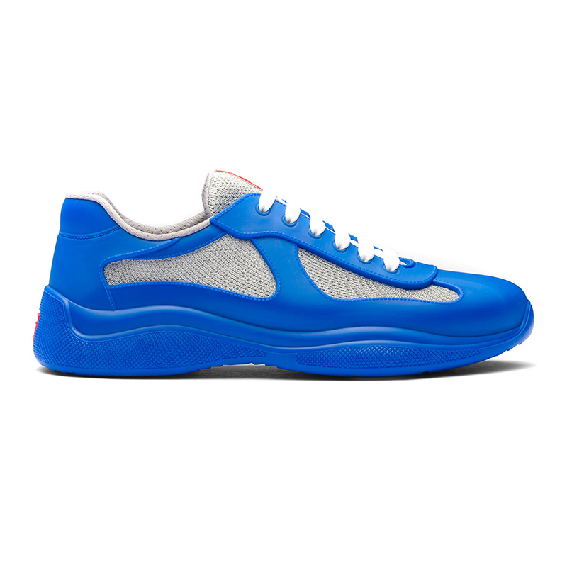 Prada America's Cup Soft rubber and bike fabric sneakers