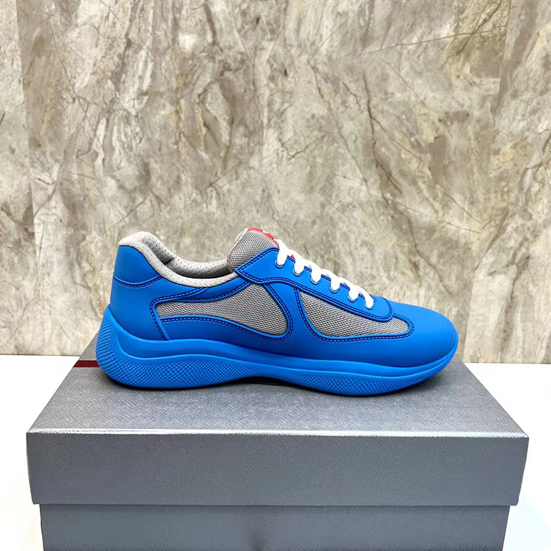 Prada America's Cup Soft rubber and bike fabric sneakers
