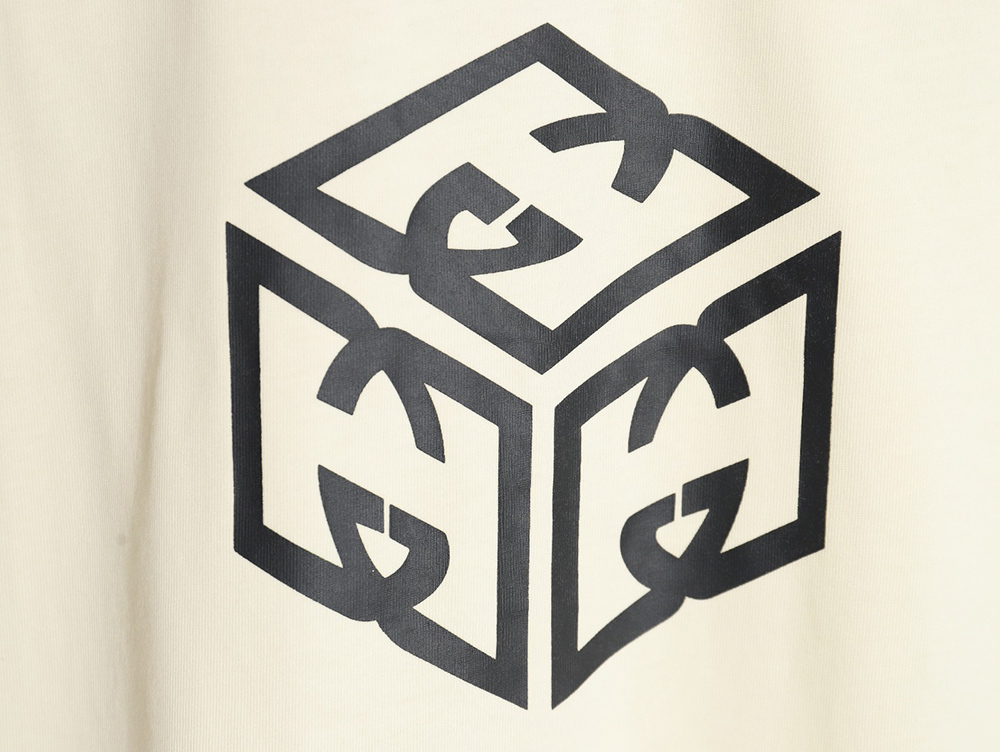 Gucci 24ss three-dimensional block print T-shirt