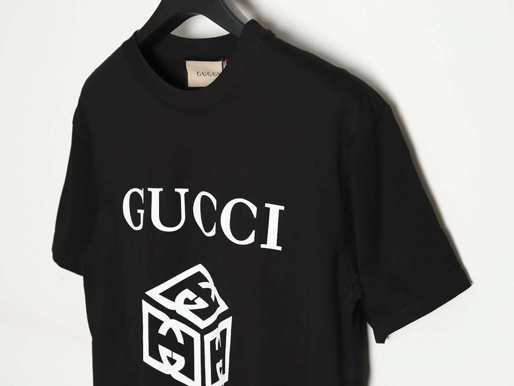 Gucci 24ss three-dimensional block print T-shirt TSK1