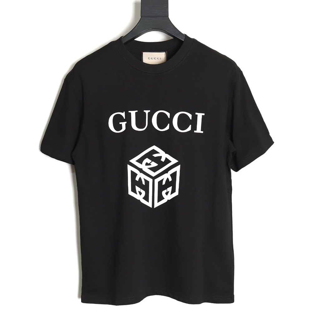 Gucci 24ss three-dimensional block print T-shirt TSK1