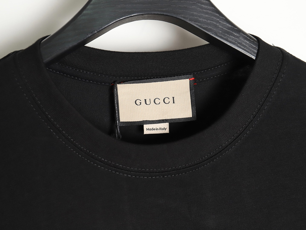 Gucci dragon print contrast print t-shirt TSK1