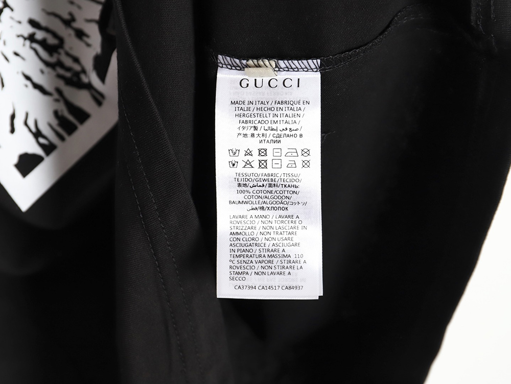 Gucci24ss cartoon pattern series round neck short sleeves TSK1