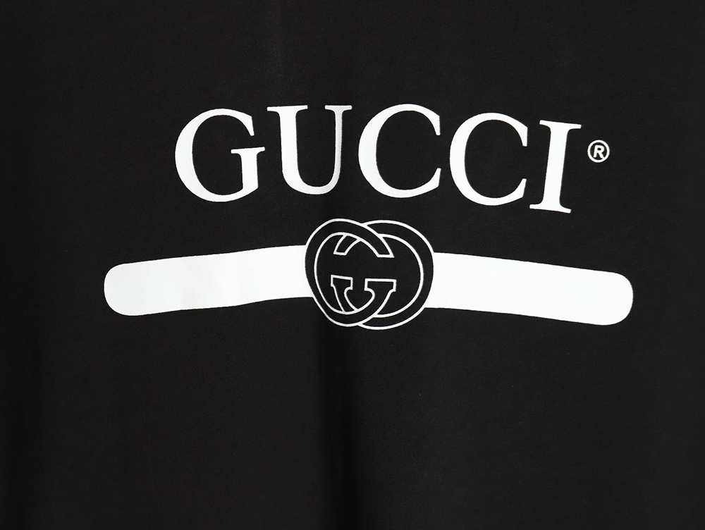 Gucci 24ss belt interlocking round neck short sleeves TSK1