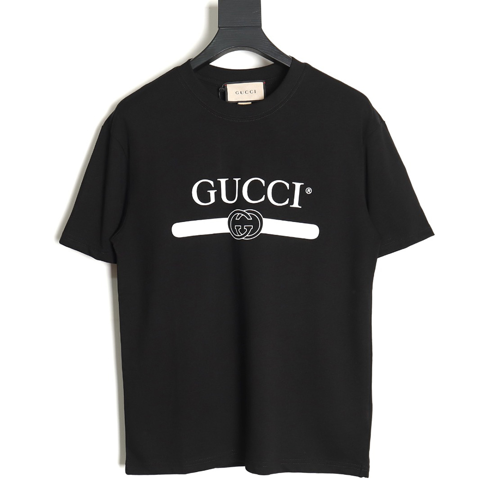 Gucci 24ss belt interlocking round neck short sleeves TSK1