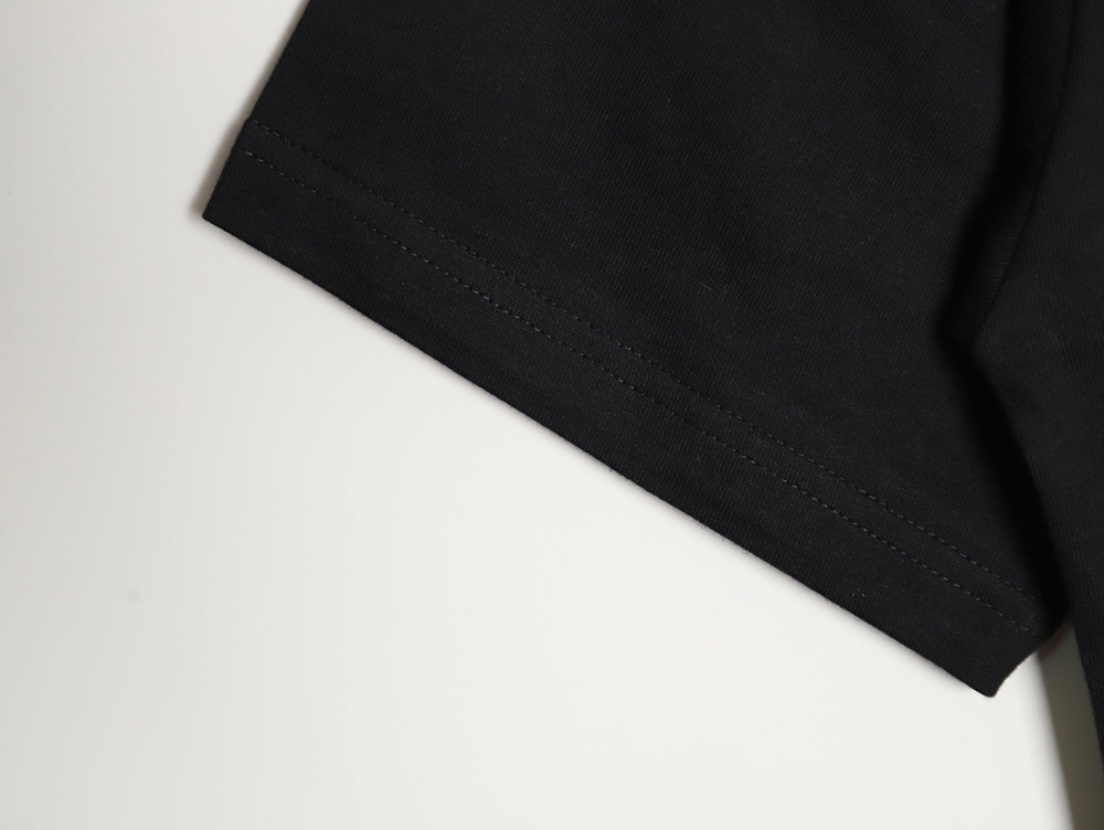 Balenciaga blurred letter shadow short sleeves