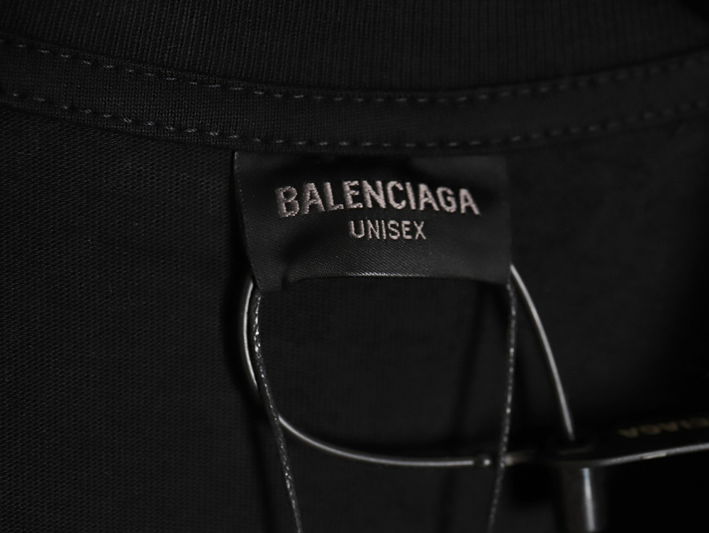 Balenciaga 22ss seal print short sleeves