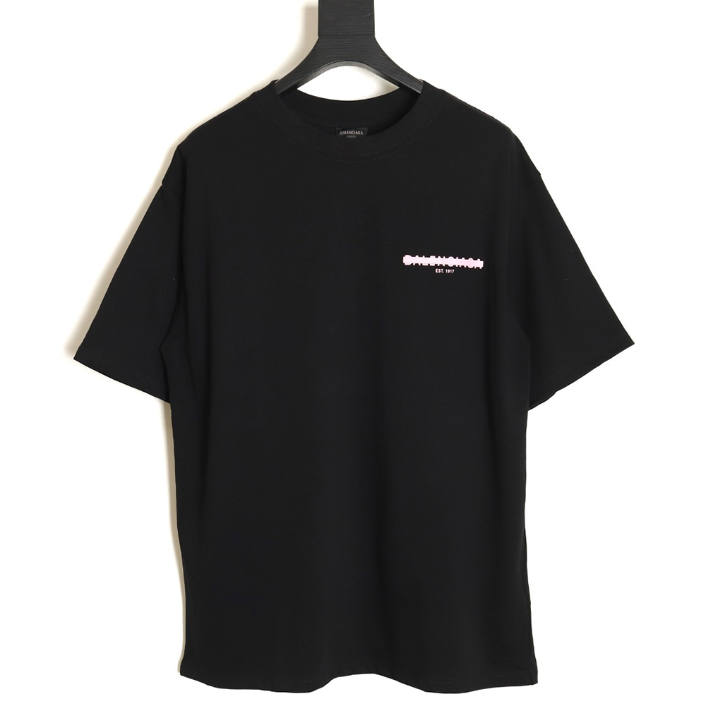 Balenciaga 22ss seal print short sleeves