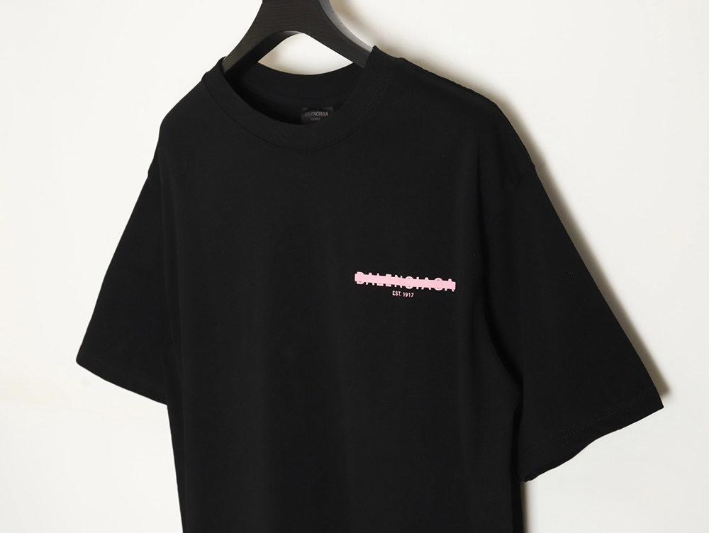 Balenciaga 22ss seal print short sleeves