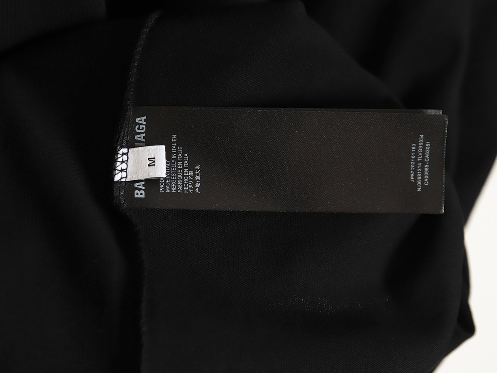 Balenciaga 22ss seal print short sleeves