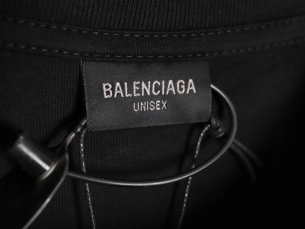Balenciaga 22ss seal print short sleeves