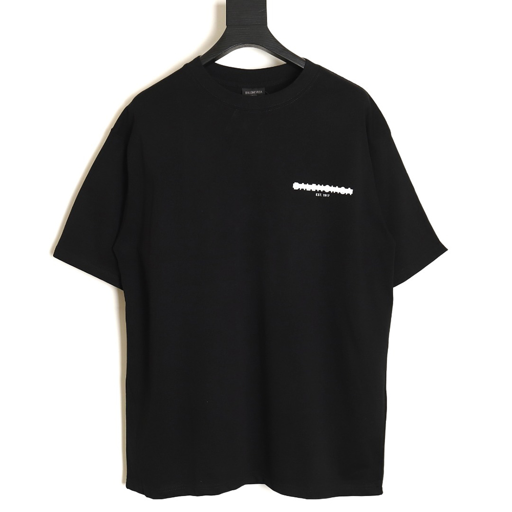 Balenciaga 22ss seal print short sleeves