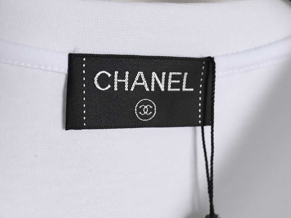 Chanel classic embroidered double C short sleeves