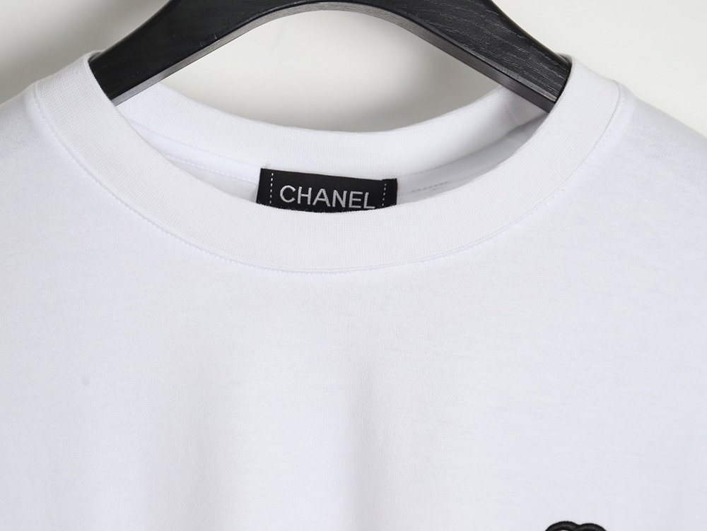 Chanel classic embroidered double C short sleeves