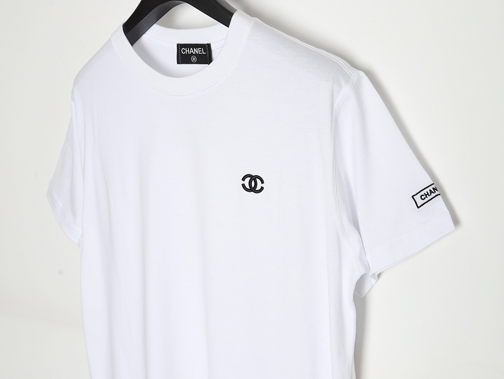 Chanel classic embroidered double C short sleeves