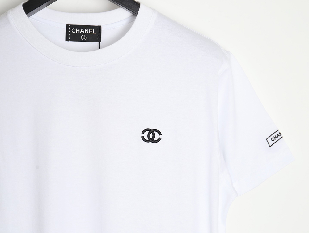 Chanel classic embroidered double C short sleeves
