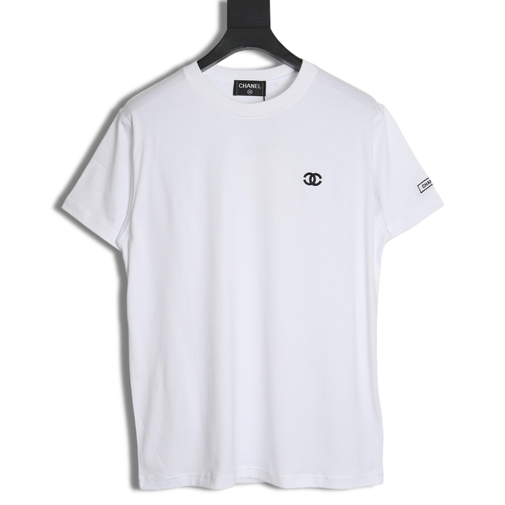 Chanel classic embroidered double C short sleeves