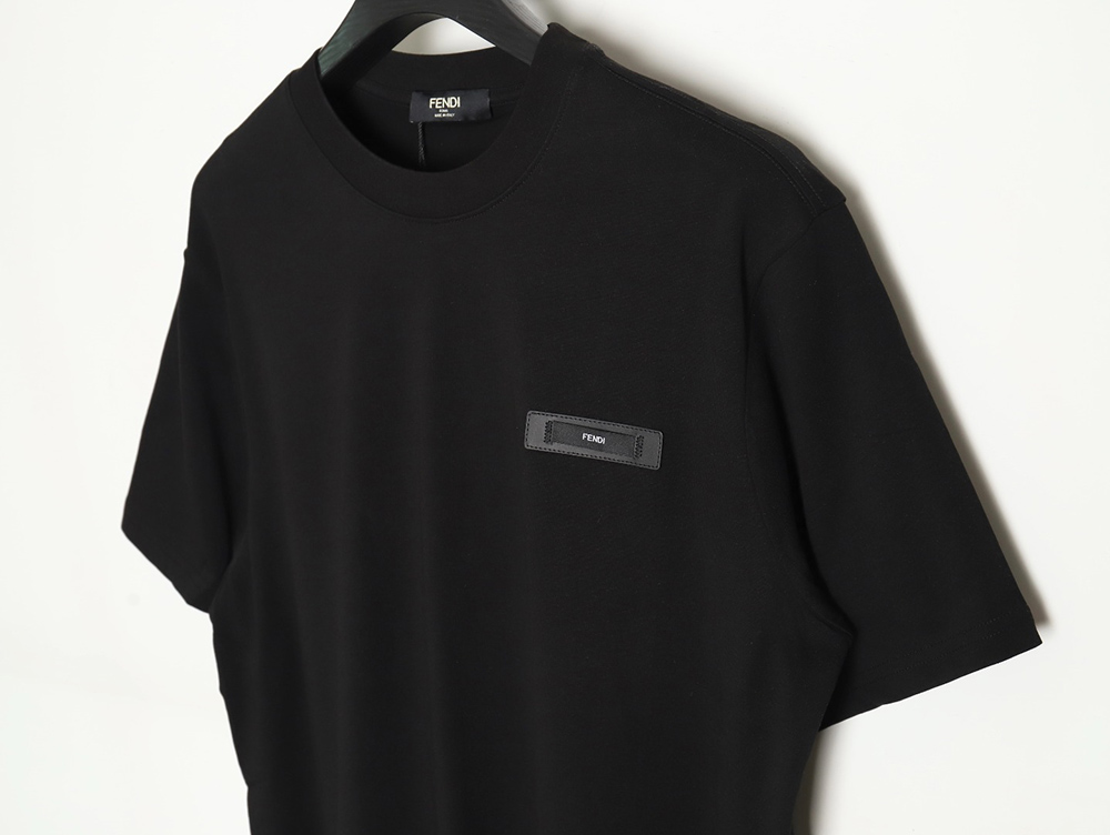 Fendi leather label LOGO short sleeves TSK1