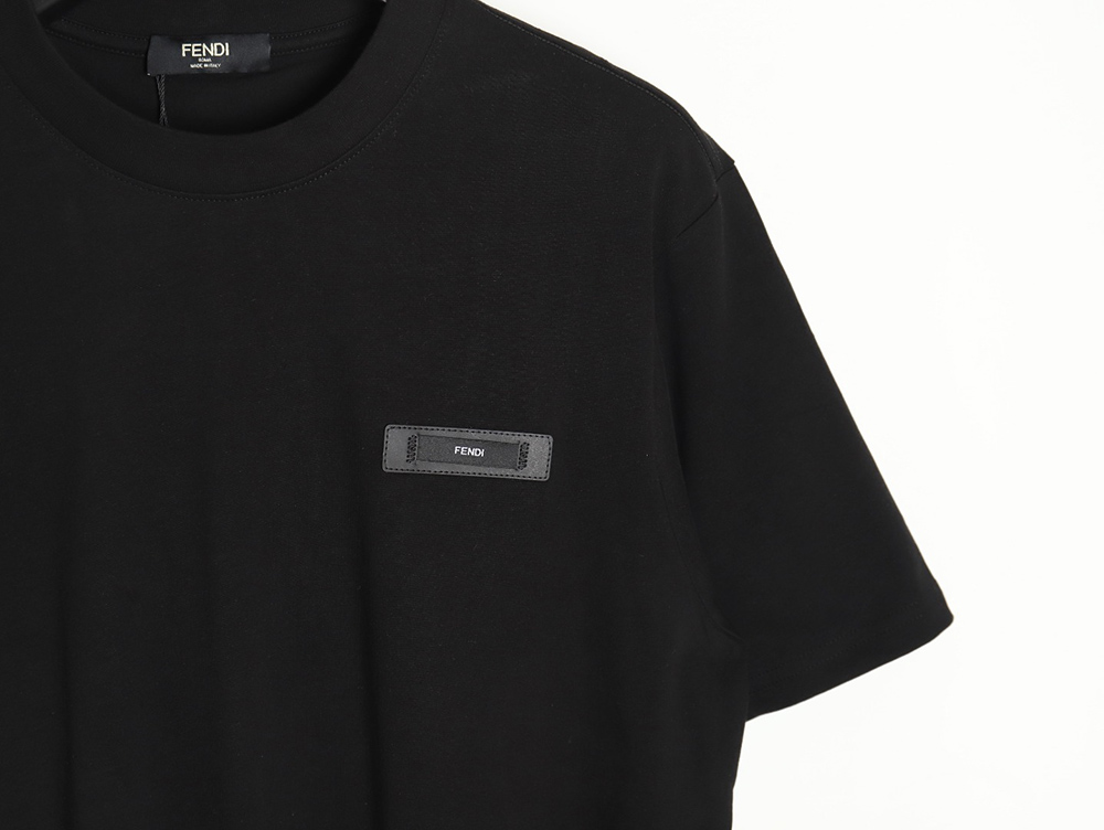 Fendi leather label LOGO short sleeves TSK1